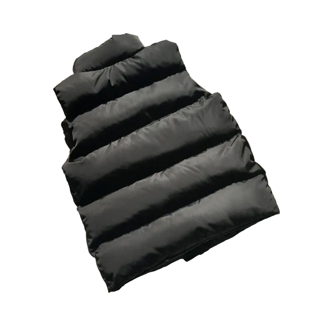 Men's Quilted Puffer Vest – High-Collar Weather-Resistant Bodywarmer