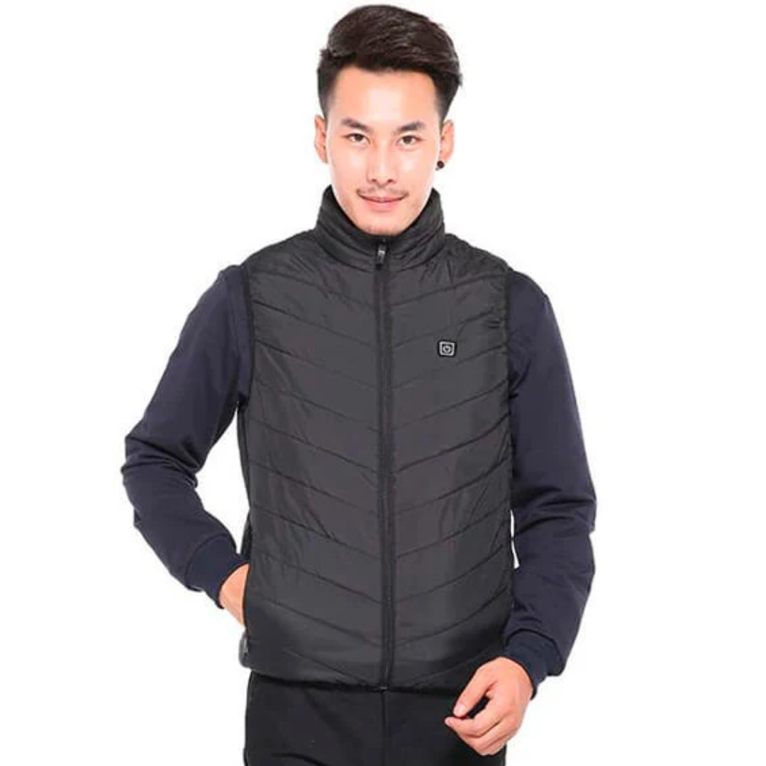 Men's Heated Puffer Vest – Lightweight Quilted Bodywarmer