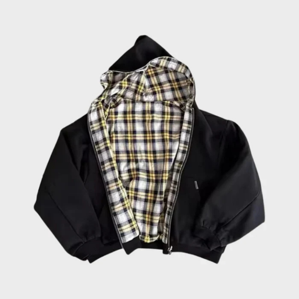 Men's Reversible Oversized Hooded Jacket