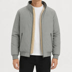 Men's Puffer Jacket with Fleece Lining