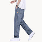 Men's Mid-Rise Washed Straight Jeans