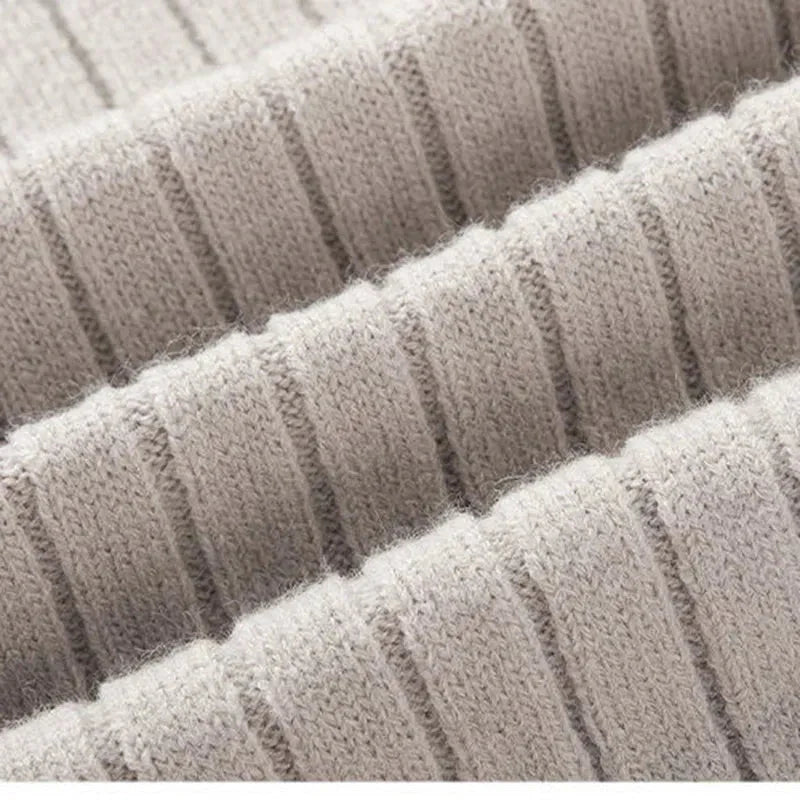 Men's High Collar Half-Zip Jumper – Ribbed Cuffs