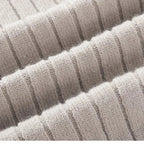 Men's High Collar Half-Zip Jumper – Ribbed Cuffs