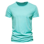 Men's Crease-Free Crew Neck T-Shirt – 9 Colours