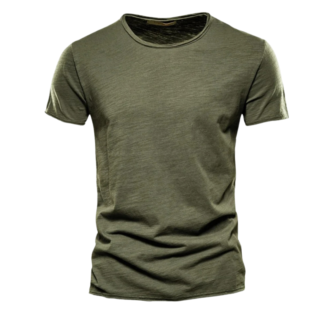 Men's Crease-Free Crew Neck T-Shirt – 9 Colours