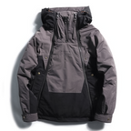 Men's Waterproof Hooded Down Anorak Jacket