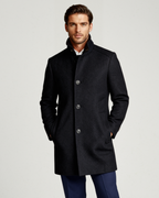 Men's Premium Wool-Blend Winter Overcoat – Insulated Lining