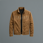 Men's Classic Cotton Jacket – Structured Everyday Outerwear