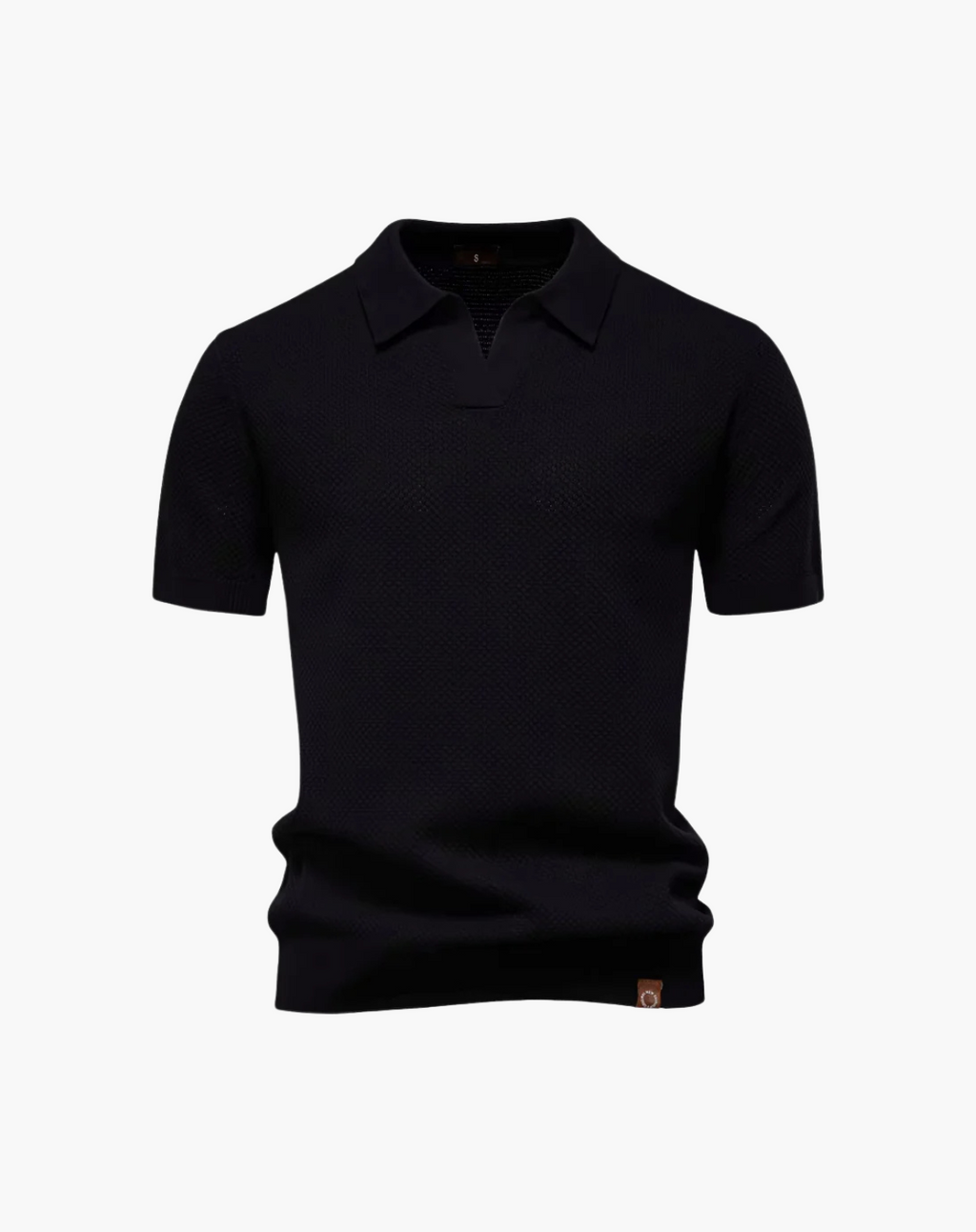 Men's Breathable V-Neck Polo – Modern Athletic Fit