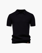 Men's Breathable V-Neck Polo – Modern Athletic Fit