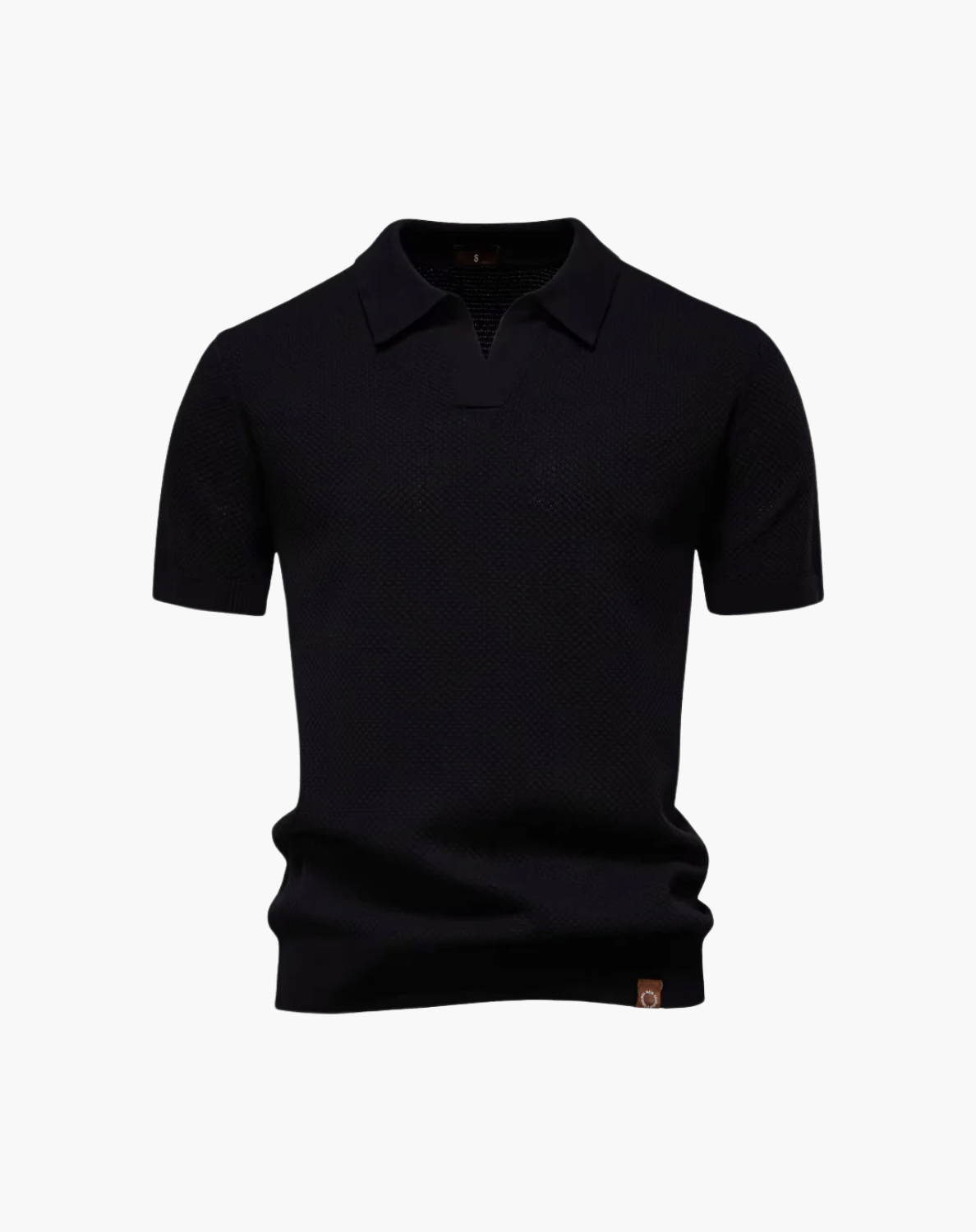 Men's Breathable V-Neck Polo – Modern Athletic Fit
