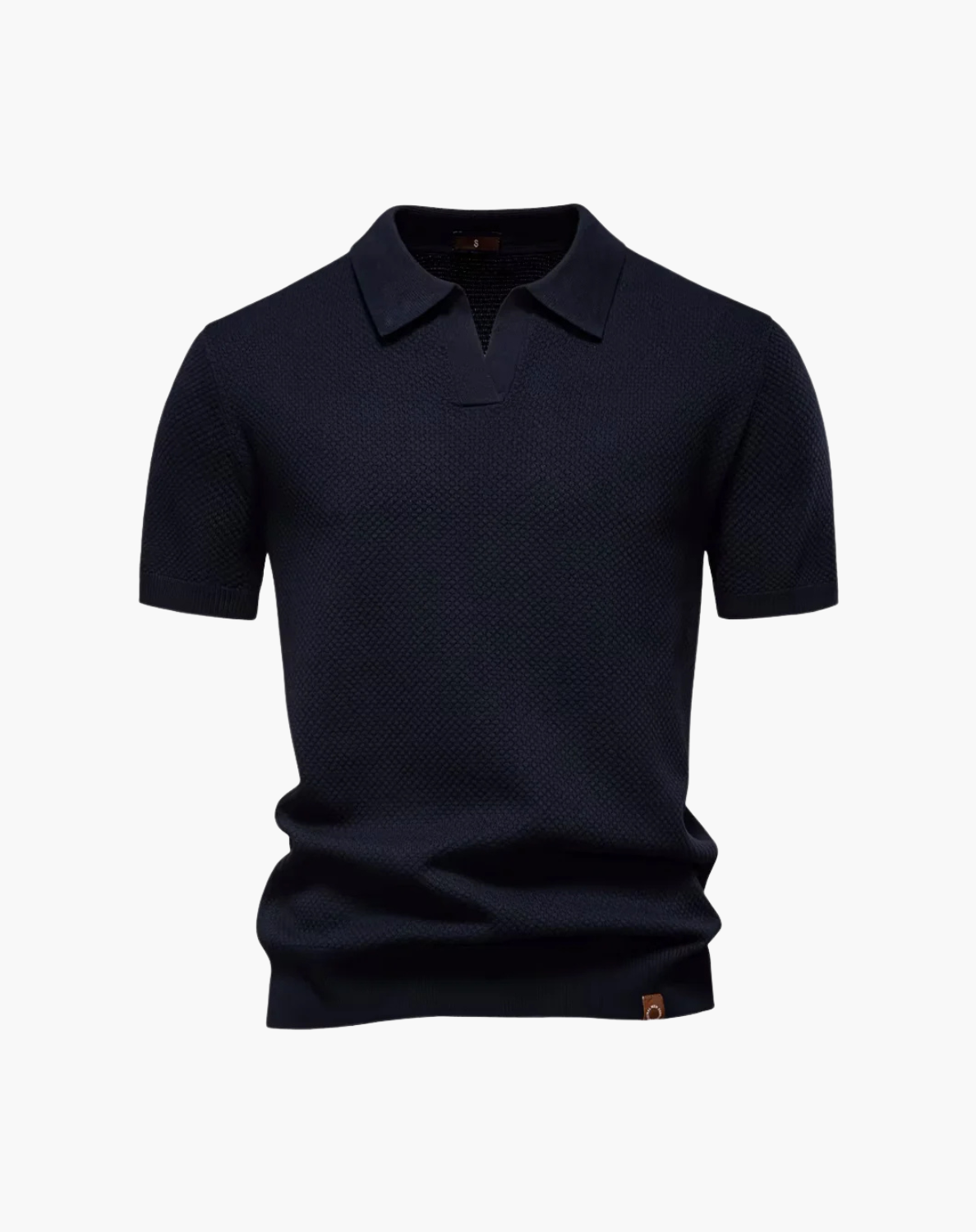 Men's Breathable V-Neck Polo – Modern Athletic Fit