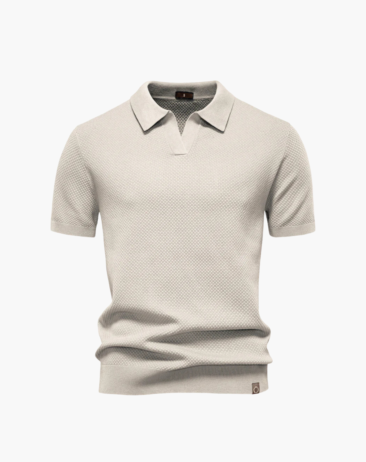 Men's Breathable V-Neck Polo – Modern Athletic Fit