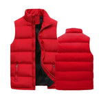 Men's Quilted Gilet with Warm Lining and Zip Pockets