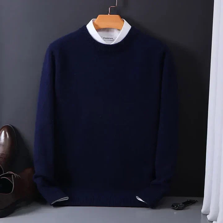 Men's soft-knit Crew Neck Sweater – Soft Refined Knit