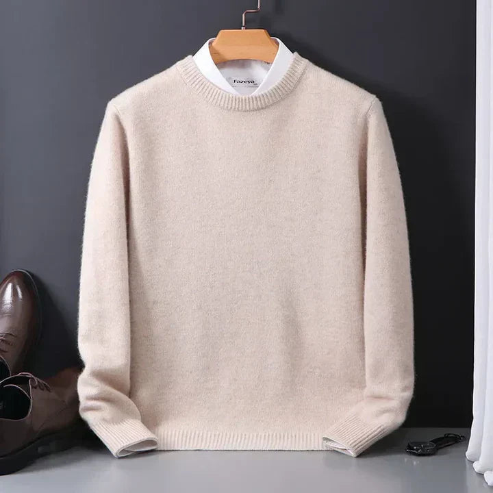 Men's soft-knit Crew Neck Sweater – Soft Refined Knit