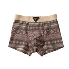 Men's Patterned Cotton Boxer Briefs – Breathable Comfort-Fit Underwear