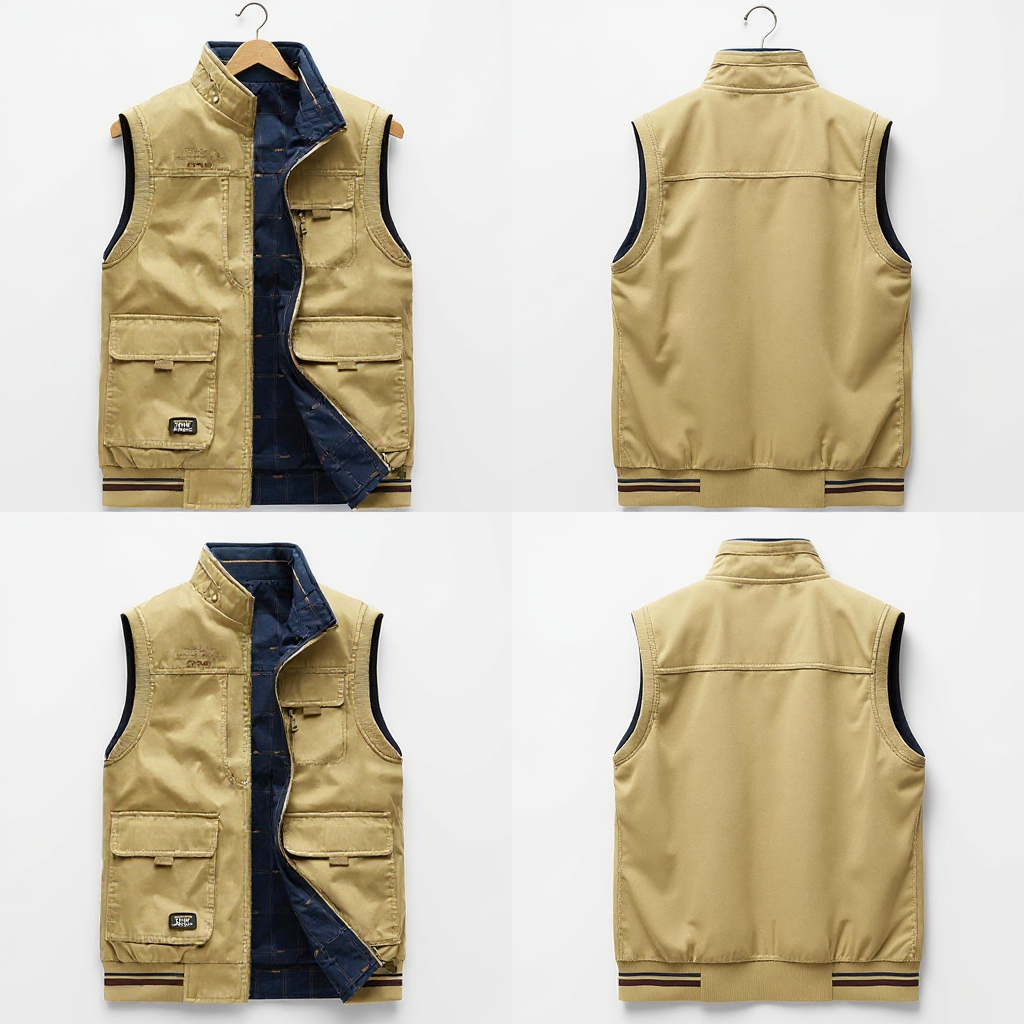 Men's Versatile Zip Cardigan – Smart Casual Layer