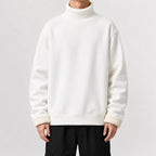 Men's Fleece-lined Jumper with Turtle Neck