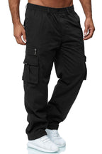 Men's Utility Cargo Trousers – Relaxed Multi-Pocket Trousers