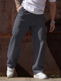 Men's Wide-Leg Trousers with Elasticated Waist