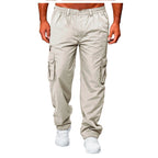Men's Utility Cargo Trousers – Relaxed Multi-Pocket Trousers