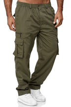 Men's Utility Cargo Trousers – Relaxed Multi-Pocket Trousers