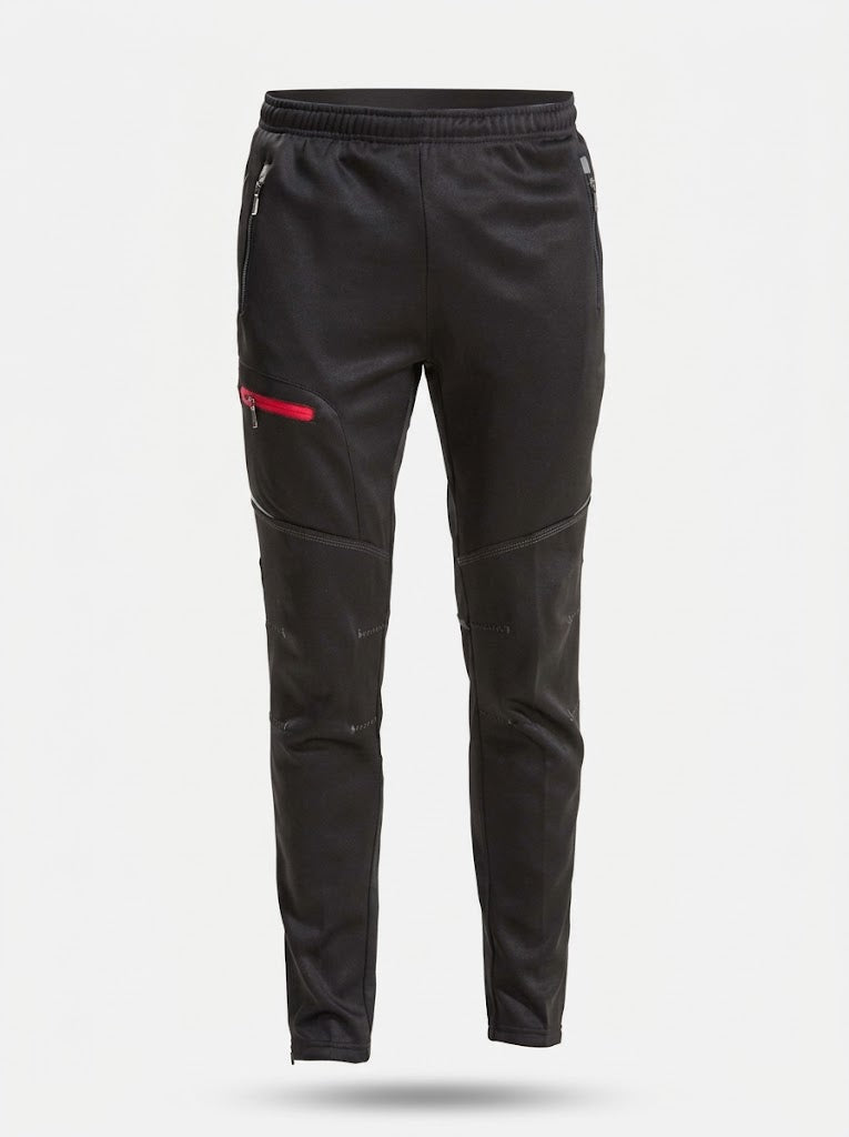 Men's Thermal Fleece Cycling Trousers – Waterproof Windproof Reflective