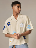 Men's Floral Short Sleeve Shirt
