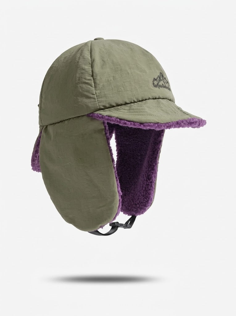 Men's Fleece-Lined Winter Bomber Hat – Ear-Protective Outdoor Cold-Weather