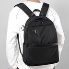 Multi-Pocket Oxford Backpack