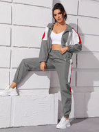 Women's Two-piece Trouser Lounge Set with hood