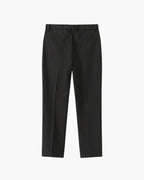 Men's Classic Pleated Trousers with Tapered Leg