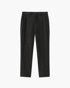 Men's Classic Pleated Trousers with Tapered Leg