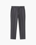 Men's Classic Pleated Trousers with Tapered Leg