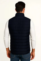 Men's Gilet with Mock Neck