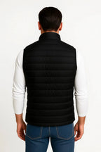 Men's Gilet with Mock Neck