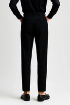 Men's Slim-fit Trousers with Pleats