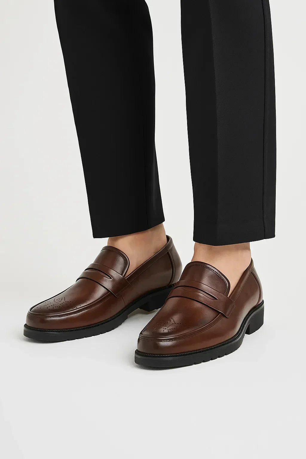 Men's Oxford Shoes with Round Toe