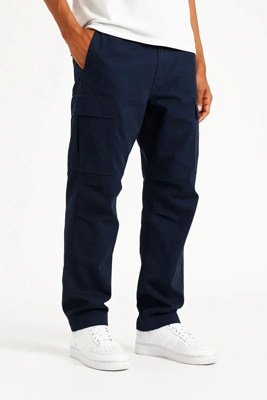 Men's Cargo Trousers with Large Side Pockets