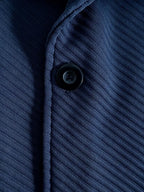 Men's Blazer with Knitted Texture