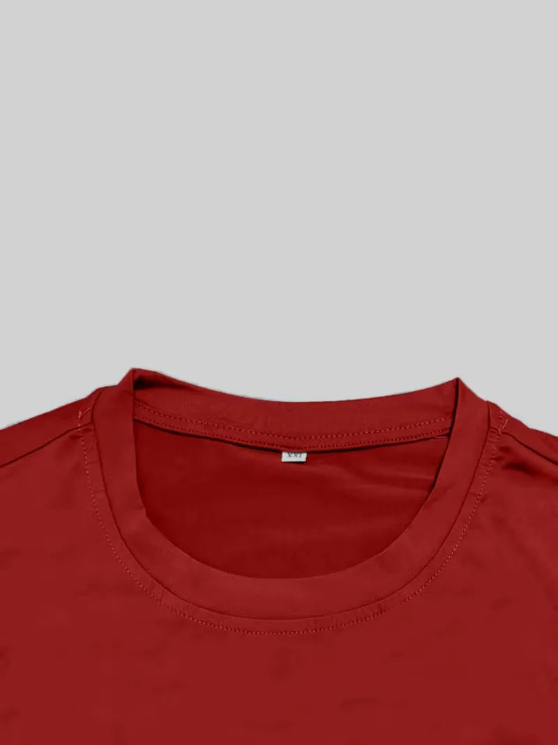 Men's Crew-Neck Longsleeve with Script Sleeve Print