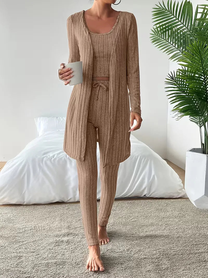 Women's Three-piece Trouser Lounge Set