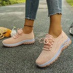 Women's Knitted Trainers with breathable mesh