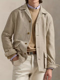 Men's Herringbone Trench Coat