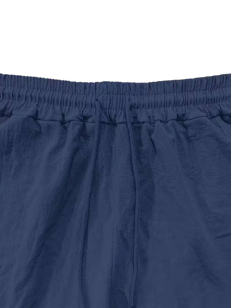 Men's Short Sleeve Shirt and Trousers Set