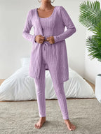 Women's Three-piece Trouser Lounge Set