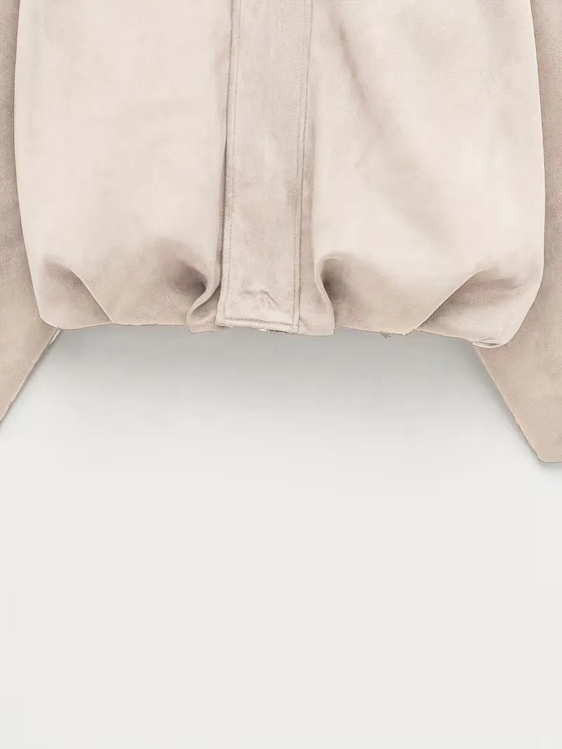 Women's Oversized Bomber Jacket