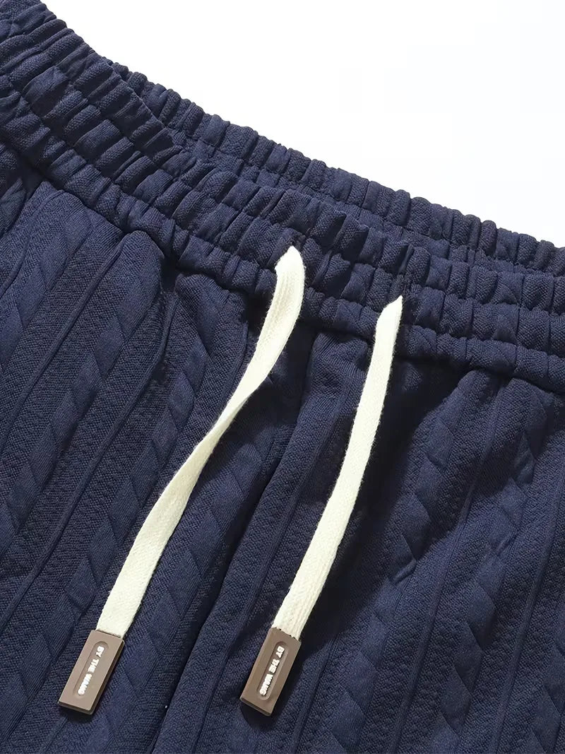 Men's Lounge Set in Cable Knit