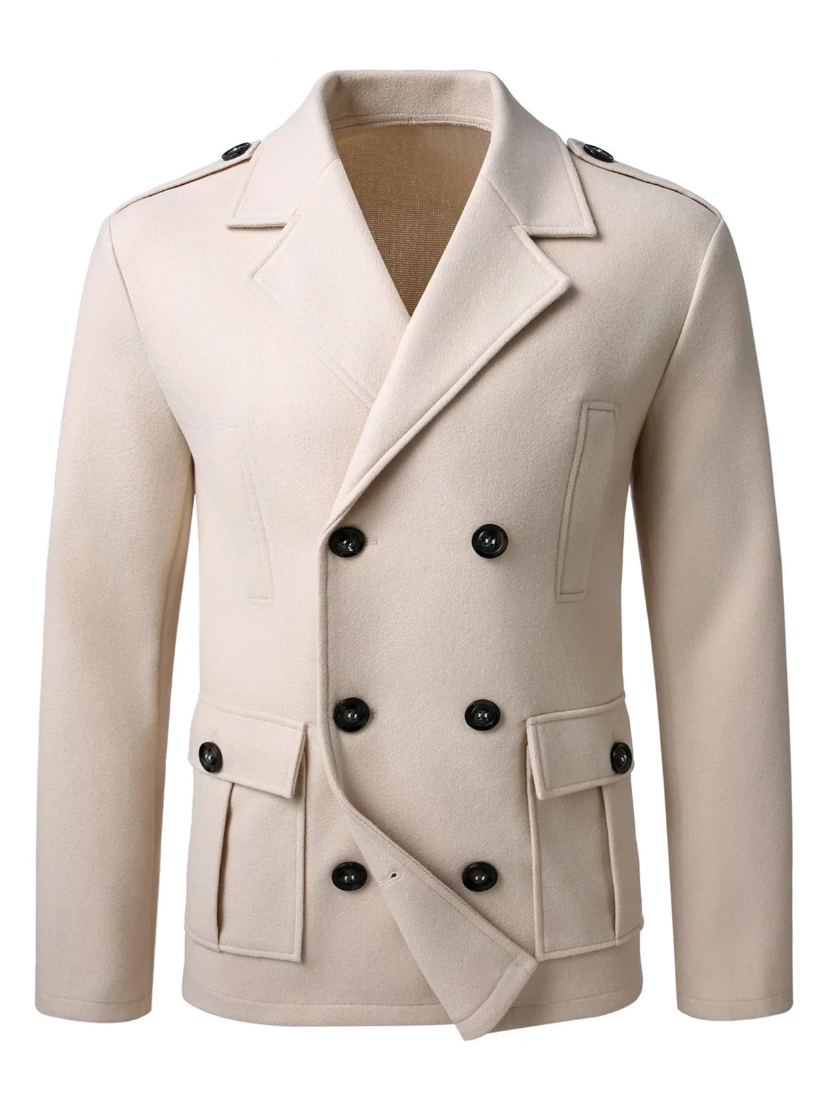 Men's Trench Coat Double-breasted – Style 2